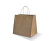 BCB-T-T - Large Brown Twist Handle Bag 350x320x230 (50)